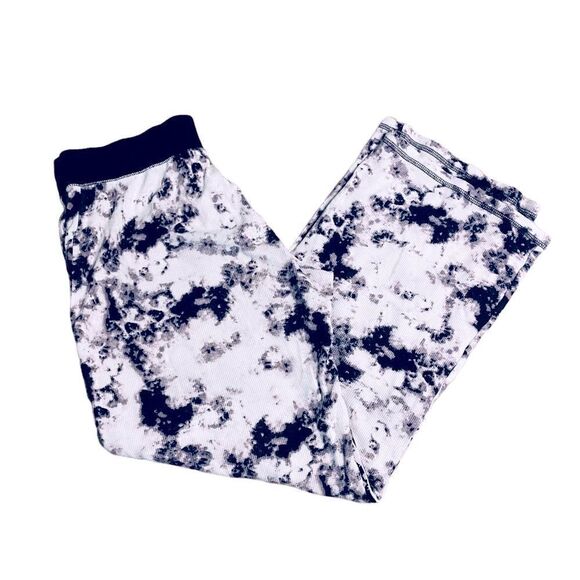 Black And White Tie-dye Sweat Pants - Picture 2 of 7